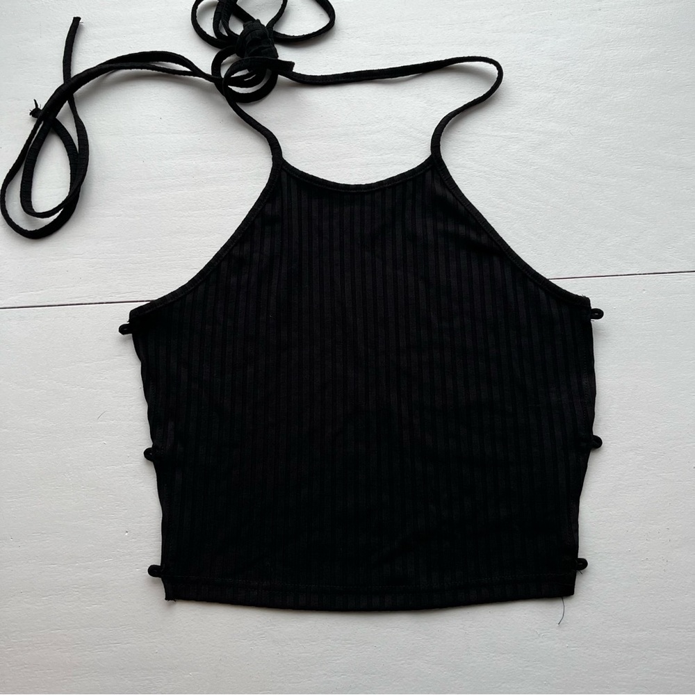 Lace Up Backless Crop Cami Top. NWOT - Picture 5 of 7